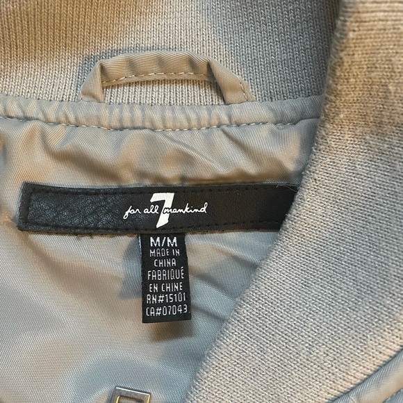 7 for all mankind bomber jacket - Picture 2 of 10